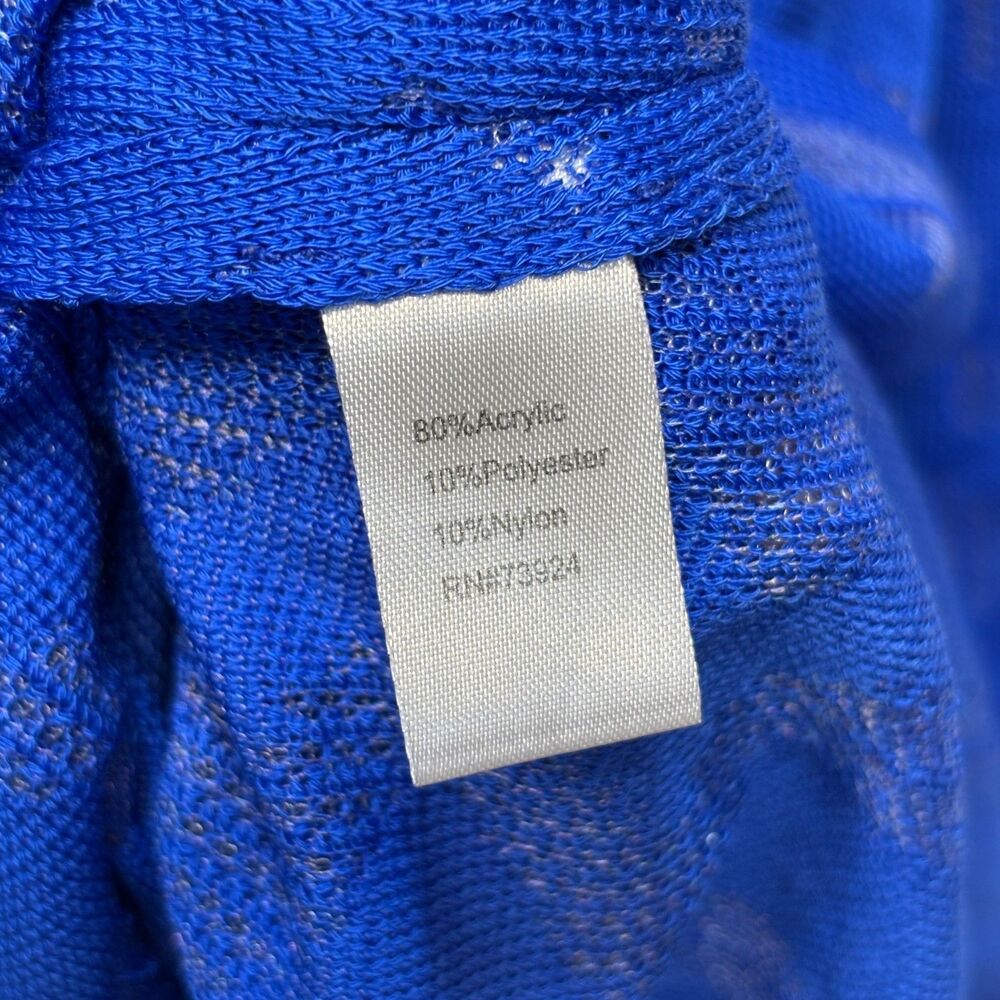 Ming Wang Women 3/4 Sleeve Cardigan Sweater Jacket Size XL X-Large Blue D092 -20 - Picture 7 of 16